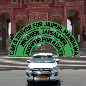 Rajasthan Car Rental 8 Days Price