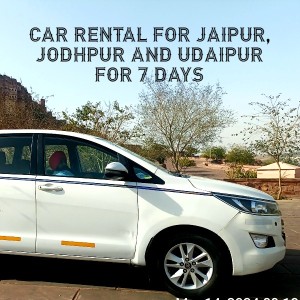 Car hire in Rajasthan for 7 days